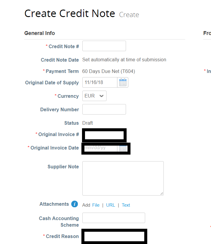 How To Create A Credit Note In Coupa Portal